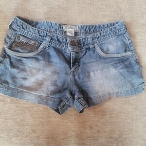 Maurices Light Blue Denim Jean Shorts